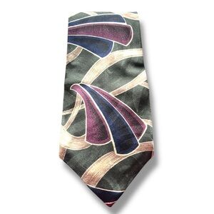 JeSuis Men’s Silk Vintage print tie